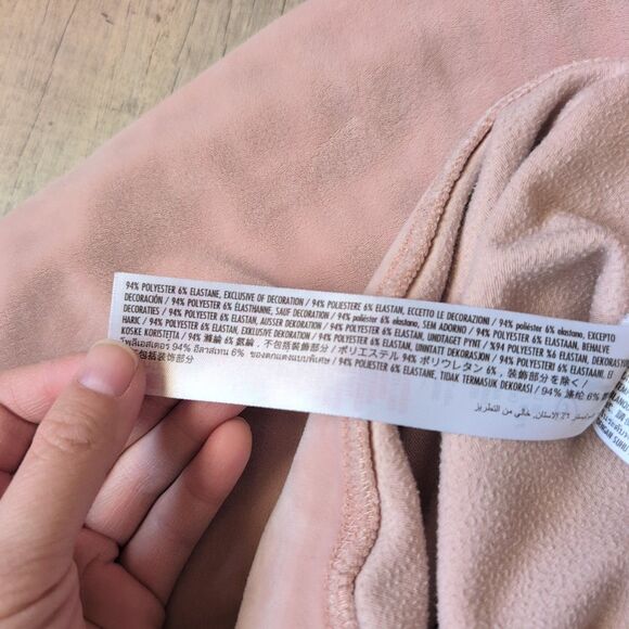 Disney Beauty and the Beast Belle Velour Pullover for Women L Pink Peach - Picture 7 of 7